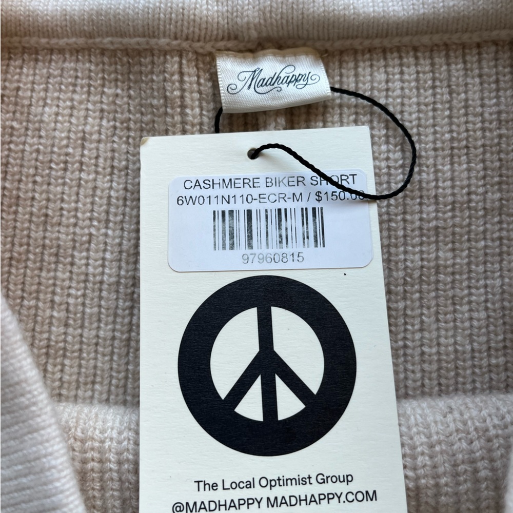 NEW | MadHappy Cashmere Biker Shorts☮️ - Picture 5 of 6
